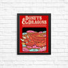Donuts and Dragons - Posters & Prints