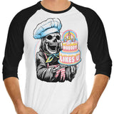 Doom Cake - 3/4 Sleeve Raglan T-Shirt