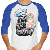 Doom Cake - 3/4 Sleeve Raglan T-Shirt