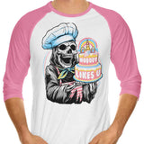 Doom Cake - 3/4 Sleeve Raglan T-Shirt