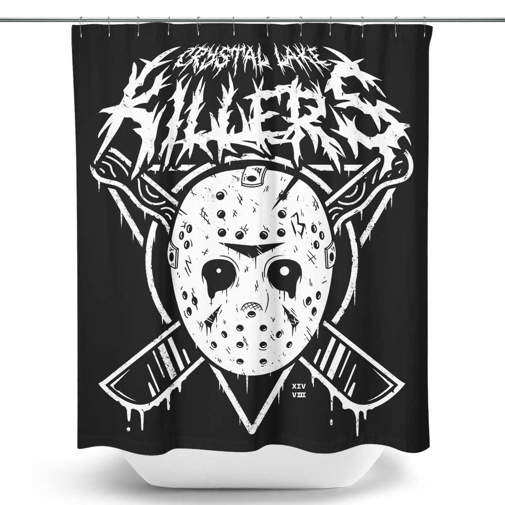 Doomed Metal Shower Curtain Once Upon a Tee