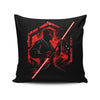 Double Bladed Warrior - Throw Pillow