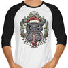 Dragon Christmas - 3/4 Sleeve Raglan T-Shirt