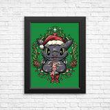 Dragon Christmas - Posters & Prints