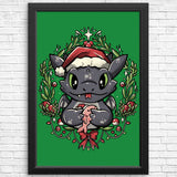 Dragon Christmas - Posters & Prints