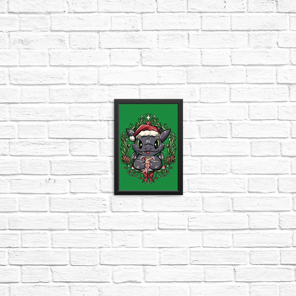 Dragon Christmas - Posters & Prints