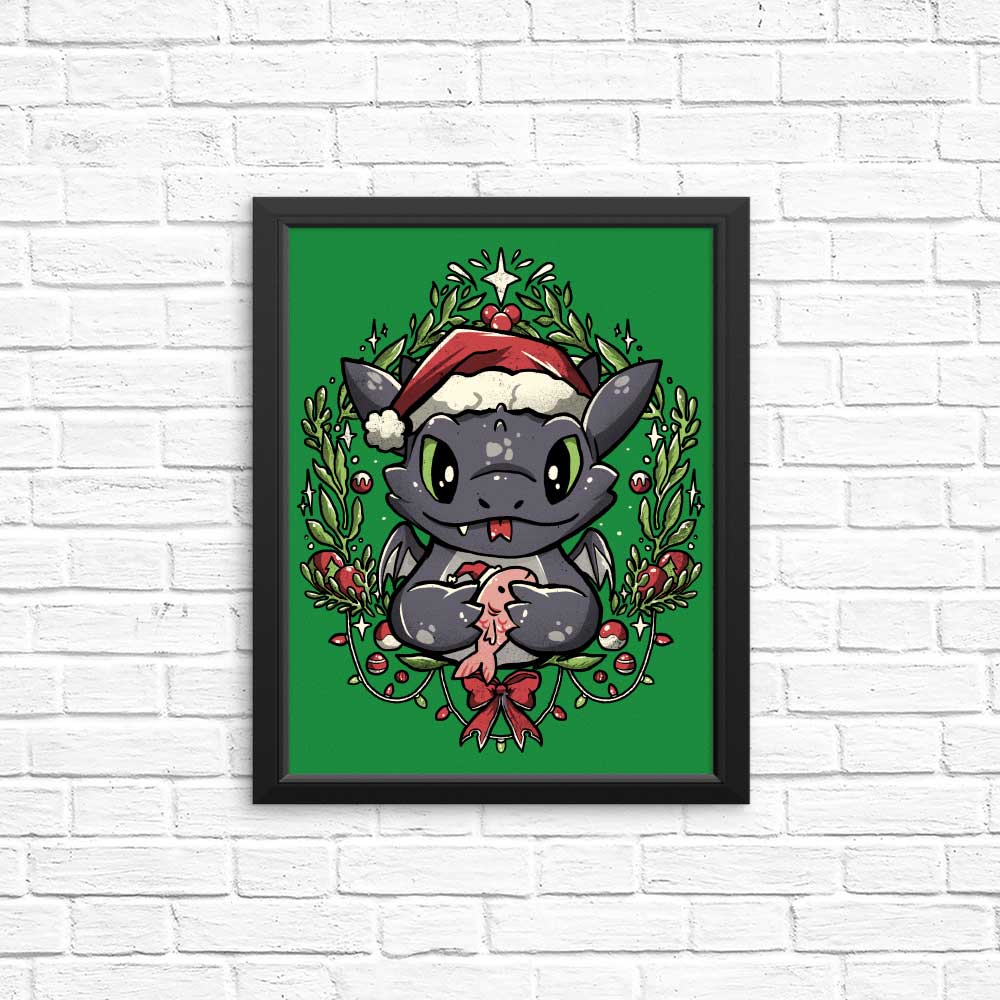 Dragon Christmas - Posters & Prints