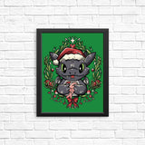 Dragon Christmas - Posters & Prints