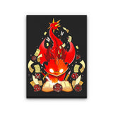 Dragon Dice Set - Canvas Print