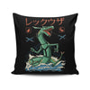 Dragon Flying Kaiju - Throw Pillow