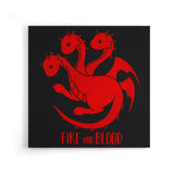 Dragon Kawaii - Canvas Print