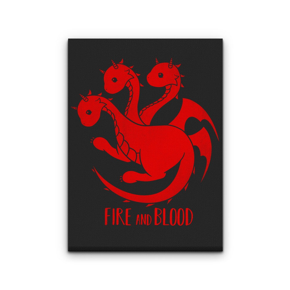 Dragon Kawaii - Canvas Print