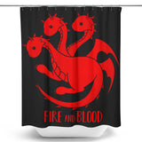 Dragon Kawaii - Shower Curtain