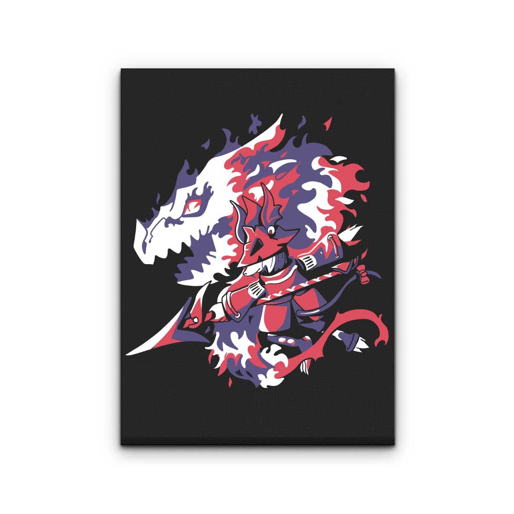 Dragon Knight - Canvas Print