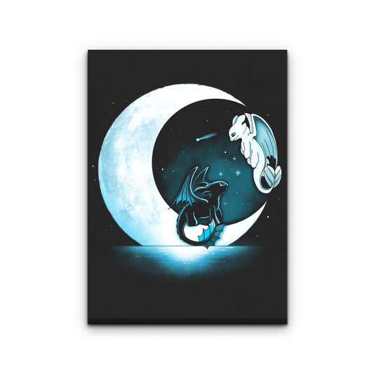 Dragon Moons - Canvas Print