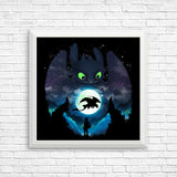 Dragon Sunset - Posters & Prints
