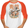 Dragon Sushi - 3/4 Sleeve Raglan T-Shirt
