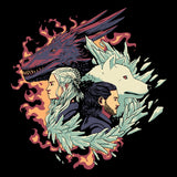 Dragons and Wolves - Wall Tapestry