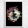 Dragons and Wolves - Posters & Prints