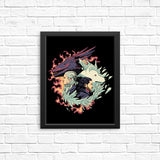 Dragons and Wolves - Posters & Prints