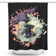 Dragons and Wolves - Shower Curtain