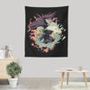 Dragons and Wolves - Wall Tapestry