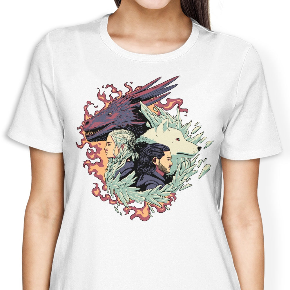 Dragons and Wolves - Women's Apparel