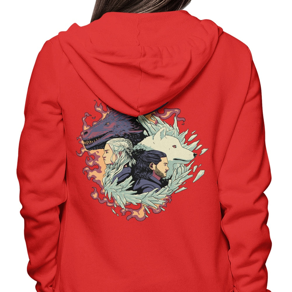 Dragons and Wolves - Hoodie