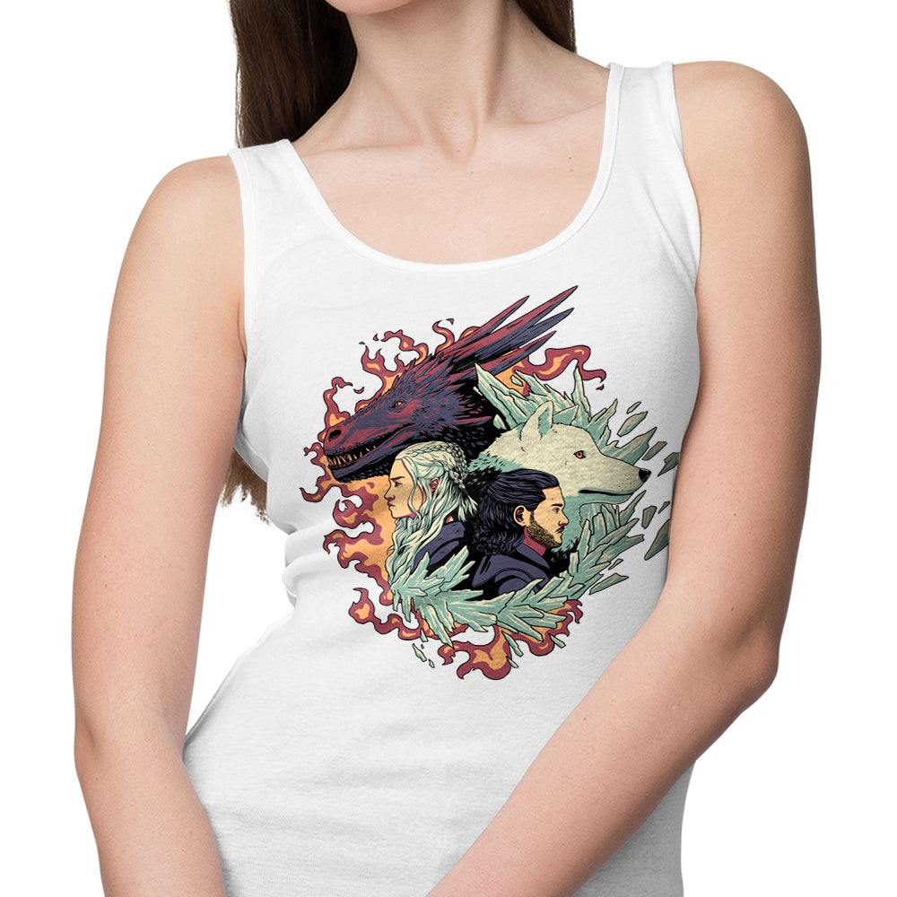 Dragons and Wolves - Tank Top