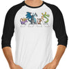 Dragons on Abbey Road - 3/4 Sleeve Raglan T-Shirt