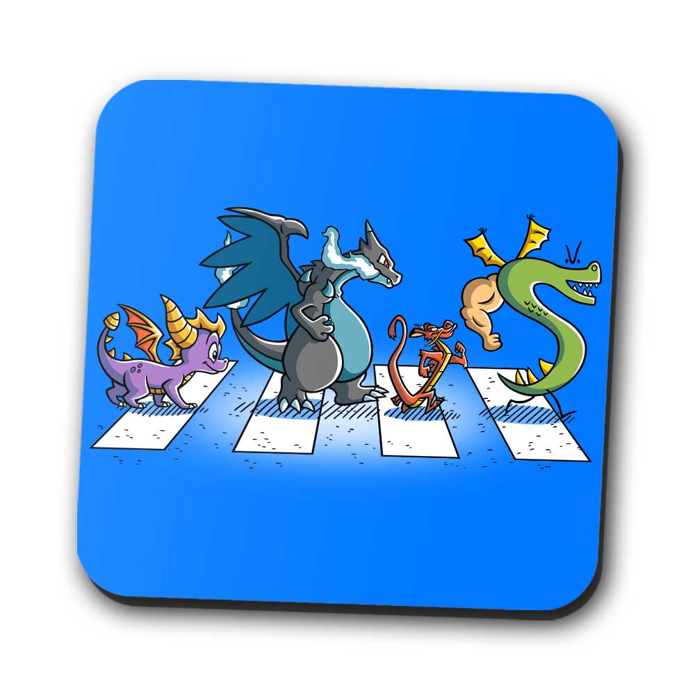 Dragons on Abbey Road - Coasters