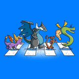 Dragons on Abbey Road - Wall Tapestry