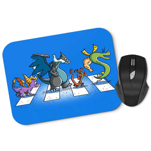 Dragons on Abbey Road - Mousepad