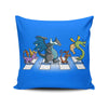 Dragons on Abbey Road - Throw Pillow