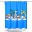 Dragons on Abbey Road - Shower Curtain