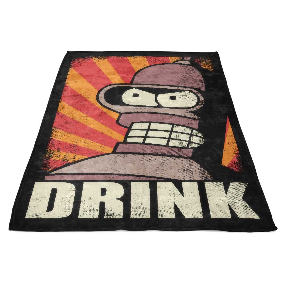 Drink! - Fleece Blanket