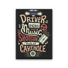 Driver Picks the Music - Canvas Print