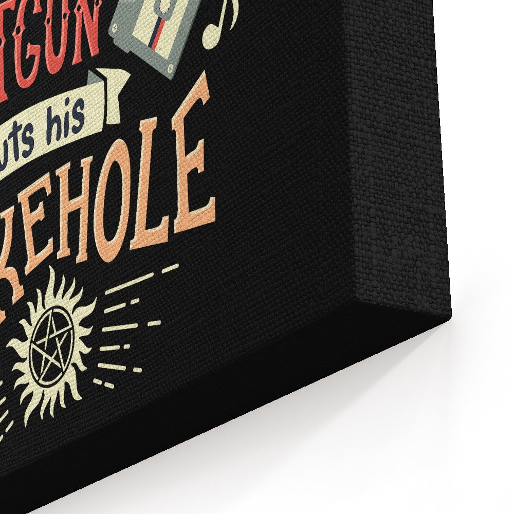 Driver Picks the Music - Canvas Print