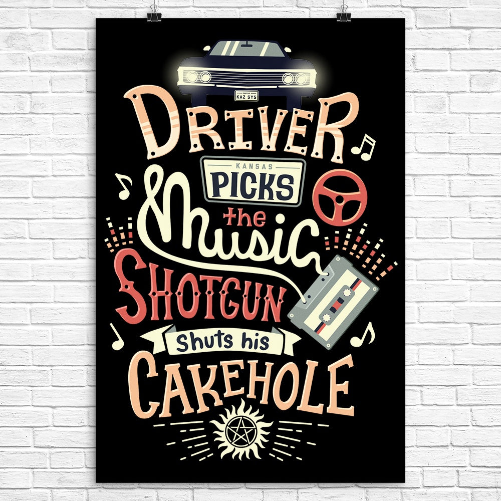 Driver Picks the Music - Poster