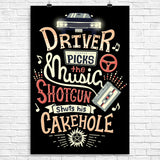 Driver Picks the Music - Poster