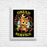 Druid at Your Service - Posters & Prints
