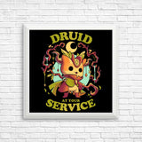 Druid at Your Service - Posters & Prints