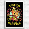 Druid at Your Service - Posters & Prints