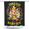 Druid at Your Service - Shower Curtain