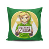 Dude, I'm Not Zelda - Throw Pillow