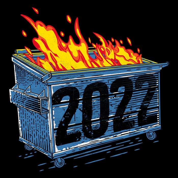 Dumpster Fire '22 - Ringer T-Shirt