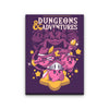 Dungeons and Adventures - Canvas Print
