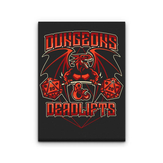 Dungeons and Deadlifts - Canvas Print