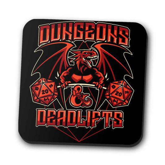 Dungeons and Deadlifts - Coasters