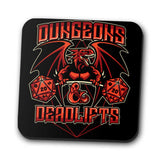 Dungeons and Deadlifts - Coasters